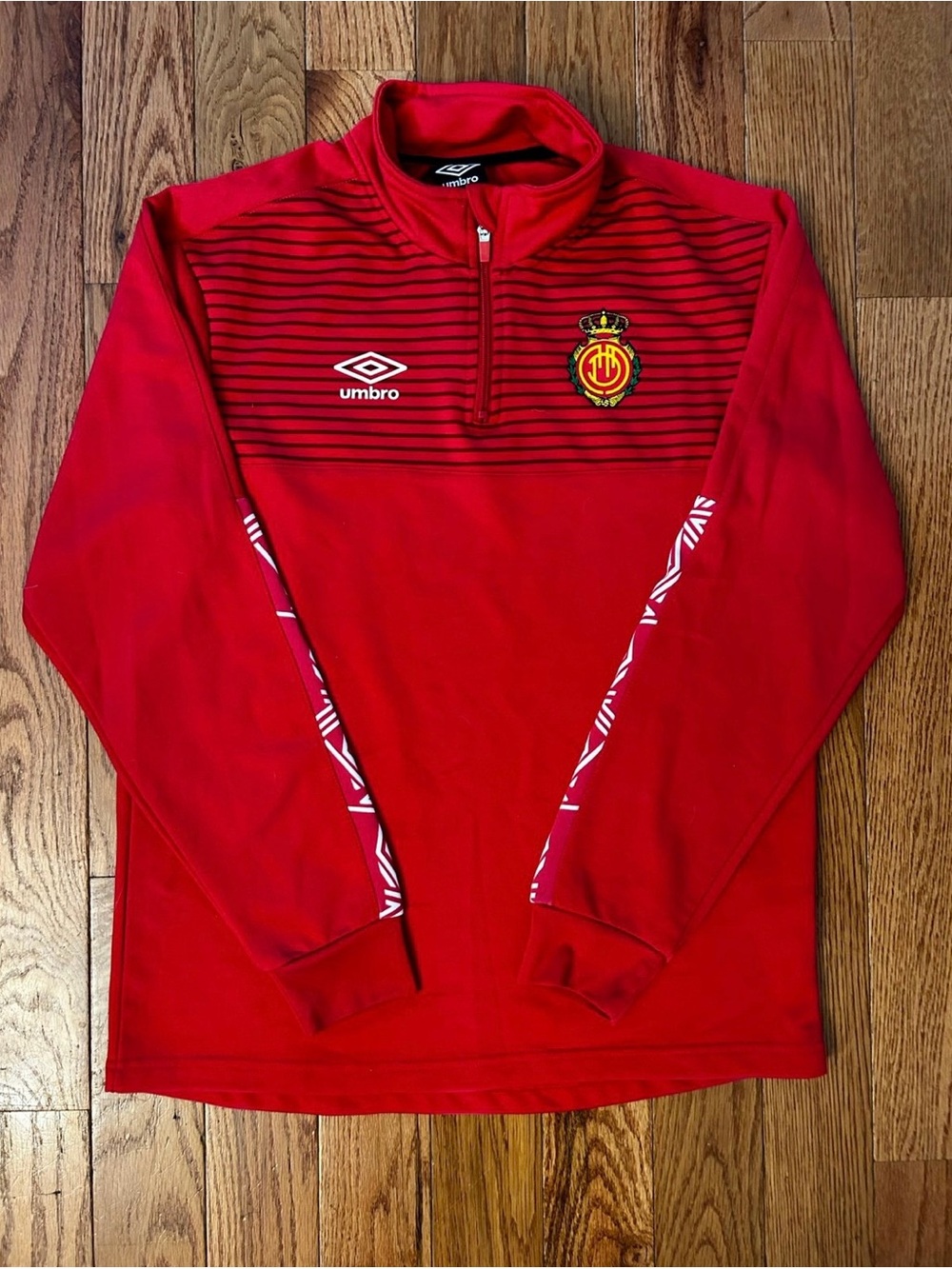 RCD Mallorca 2019/20 Umbro 1/4 Zip Size Medium